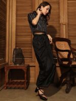 Embellished Acrylic Top With Skirt Co-Ords - Image 3