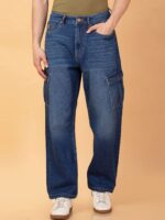 Men Low Distress Light Fade Jeans