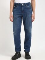 Men Relaxed Fit Low Distress Light Fade Jeans