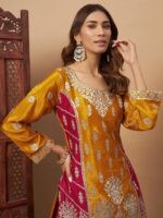 Embroidered Lehenga With Kurta & Dupatta - Image 3