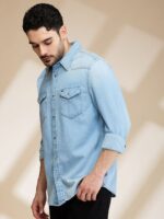 Being Human Men Slim Fit Opaque Casual Shirt - Image 2