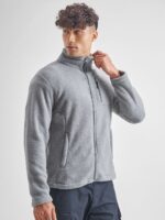 HIGHLANDER High Neck Regular Fit Front Open Sweatshirt