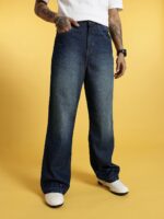 Men Loose Bootcut Heavy Fade Jeans - Image 2