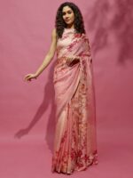 navyasa by liva Floral Printed Saree - Image 2