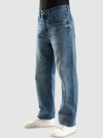 Men Straight Fit Mid-Rise Light Fade Cotton Jeans - Image 3