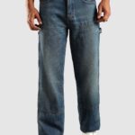 Men Relaxed Fit Mid-Rise Light Fade Cotton Jeans