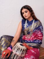 Bandhanivilla Bandhani Zari Bandhani Saree