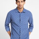 Being Human Slim Fit Opaque Printed Casual Shirt