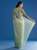 KALKI Fashion Embellished Beads And Stones Sarees With Blouse - Image 3